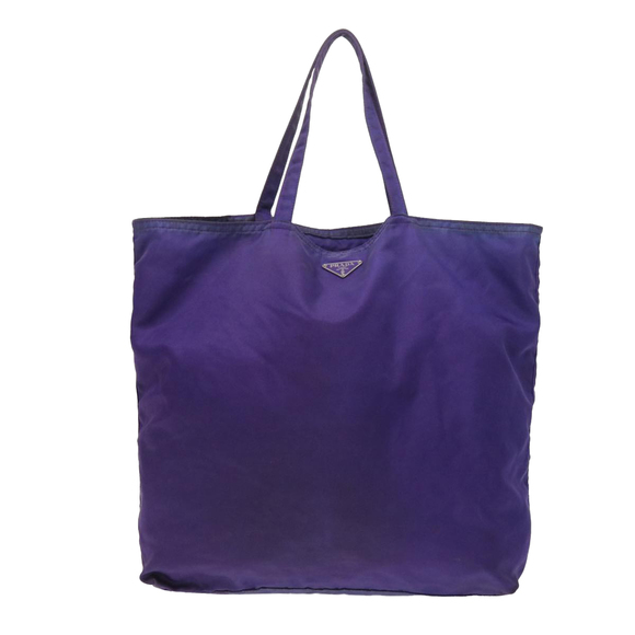 PRADA robot Tote Bag Nylon Purple Auth th4114 - Picture 13 of 16